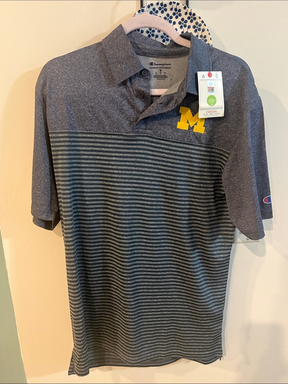 NWT MENS MICHIGAN POLO